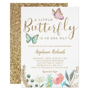 BUTTERFLY DÉCOR FOR BABY SHOWER