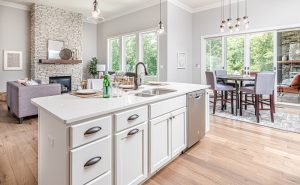Semi Open Plan Kitchen Living Room