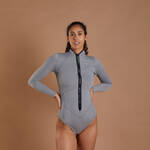 Women's Vitality Bodysuit In Grey image 5