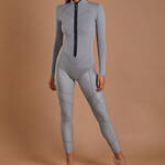 Women's Vitality Bodysuit In Grey image 4
