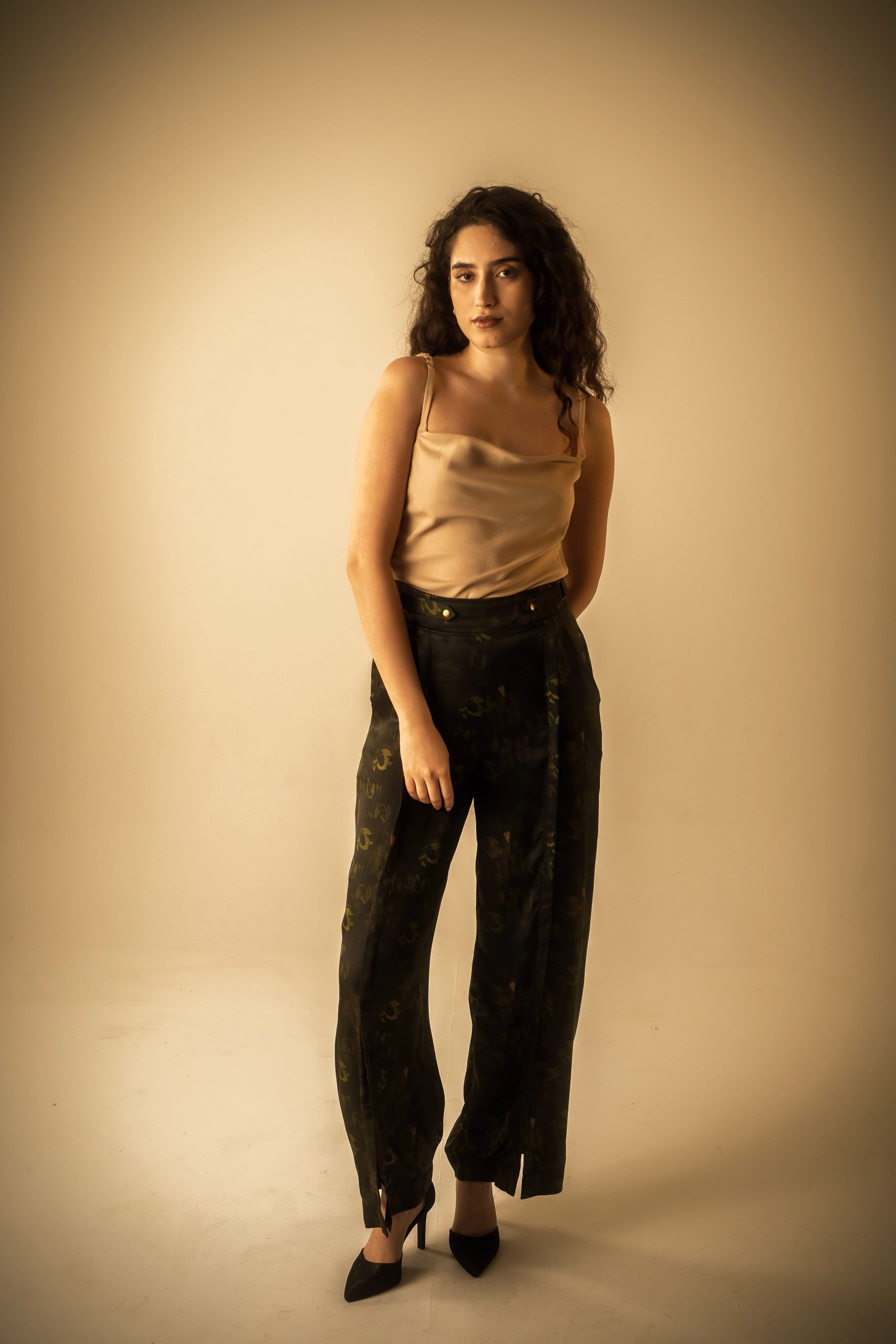 Stone Cowl Camisole Top