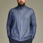 Zip Jacket Cashmere Denim image 8