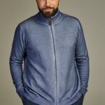 Zip Jacket Cashmere Denim image 7
