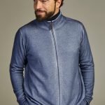 Zip Jacket Cashmere Denim image 1