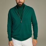 Zip Jacket Cashmere Green image 2