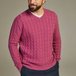 Cable cashmere sweater Solid Ribes image 5