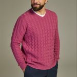 Cable cashmere sweater Solid Ribes image 6