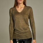 Fit Cashmere Sweater Olive image 1