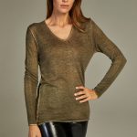 Fit Cashmere Sweater Olive image 3