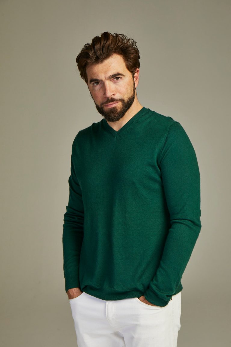 Victory Cashmere Sweater Emerald