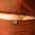 Rust Orange Fringe Skirt image 4