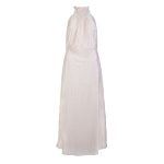 Fiona Pleated Dress in Cream image 1