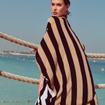 Black and White Striped Cape image 3