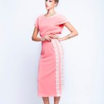 Baby Pink Twin set with White Lace image 2