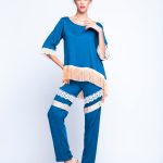 Blue Teal Twin set - Top & Pants image 2