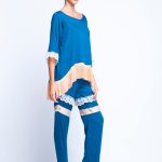 Blue Teal Twin set - Top & Pants image 3