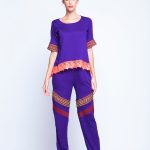 Purple Twin set - Top & Pants image 2