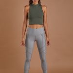 Women's Vital Crop Tank - Olive image 7