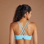 Women's Core Sports Bra - Sky Blue image 4