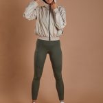 Women's Hooded Track Jacket - Light Beige image 7