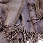 Woven cashmere Cape Araldica Grey image 4