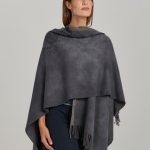 Woven cashmere Cape Araldica Grey image 2
