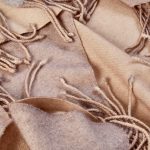 Woven cashmere Cape Beige/Grey image 10