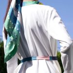 Delphi silk scarf Green image 3