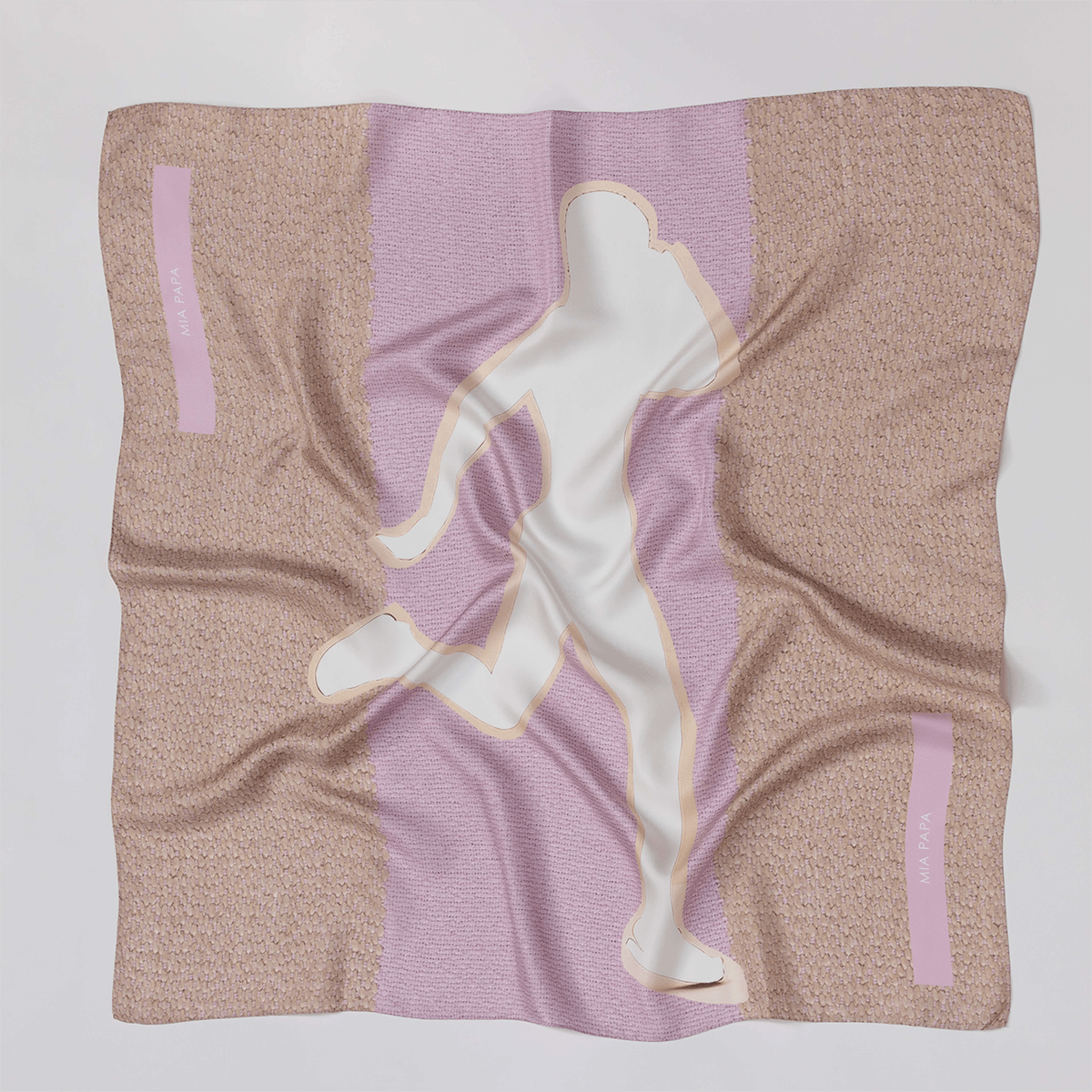 Haptic Pink Silk Scarf