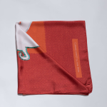 Haptic Red Silk Scarf image 2