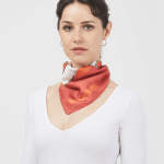 Haptic Red Silk Scarf image 3