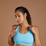 Women's Core Sports Bra - Sky Blue image 2