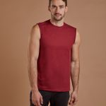 Men's Training Vest - Burgundy image 2