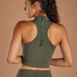 Women's Vital Crop Tank - Olive image 2