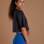 Women's Essential Crop Top - Black image 6