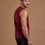 Men's Training Vest - Burgundy image 4