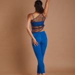 Women's Sheer Mesh Vest - Navy image 3