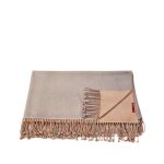 Plaid Cashmere Beige Grey image 1