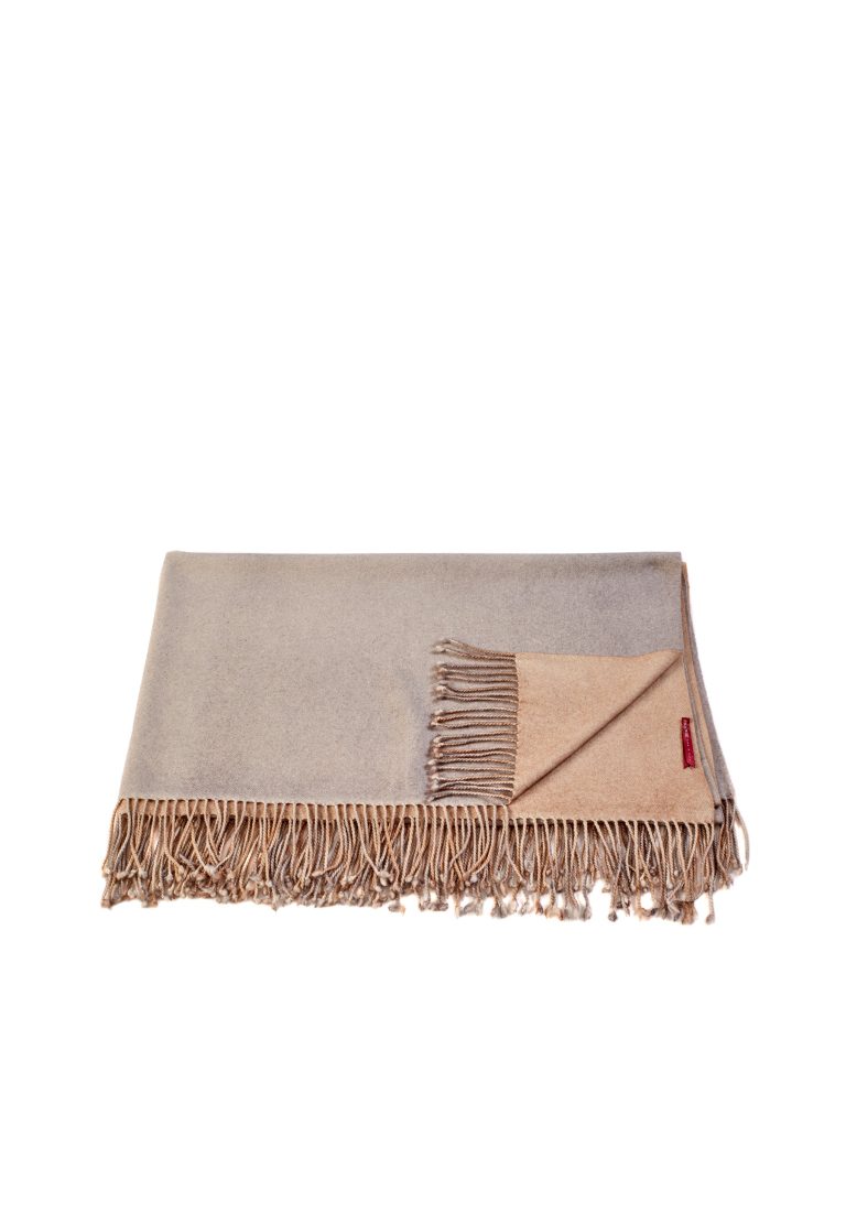 Plaid Cashmere Beige Grey