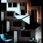 Turquoise Chair Silk Scarf image 1