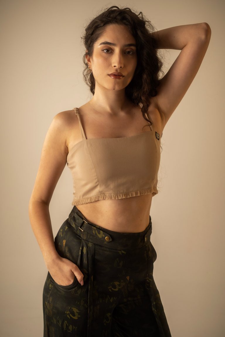 Stone Crop Fringe Bralette