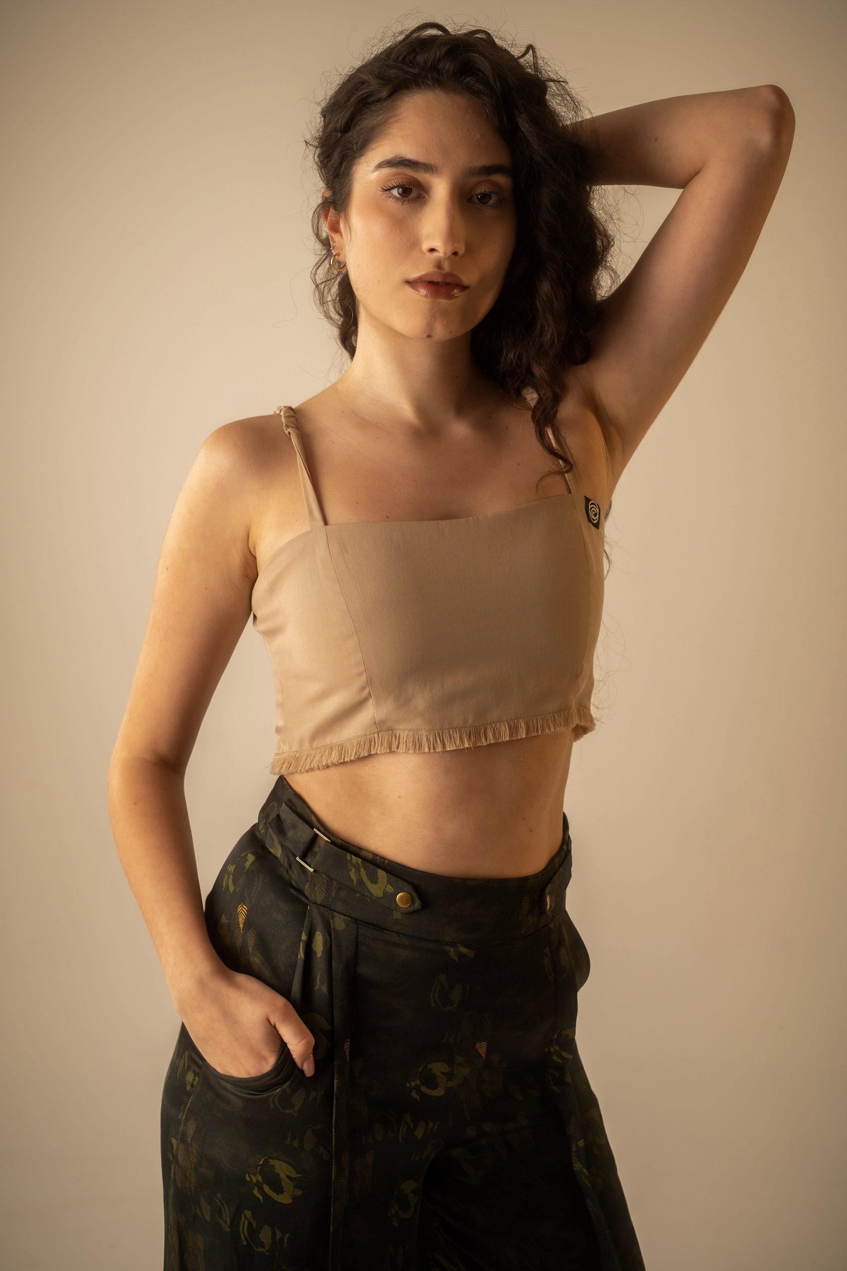 Stone Crop Fringe Bralette