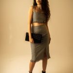 Check Fringe Bralette image 1