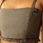 Check Fringe Bralette image 4