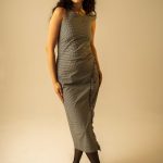 Check Fringe Dress image 1