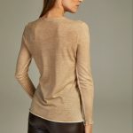 Fit Cashmere Sweater Beige image 5