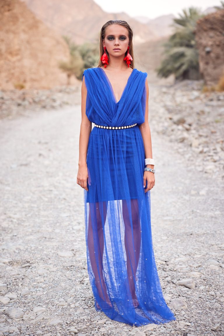 Blue Cobalt Tulle Dress