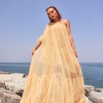 Asymmetrical Nude-Beige dress image 1