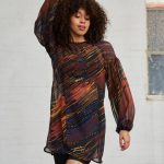 Sahara Printed Sheer Mini Dress image 2