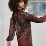 Sahara Printed Sheer Mini Dress image 5